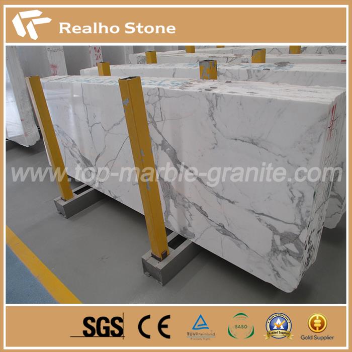 Italy White Statuario Marble Countertop
