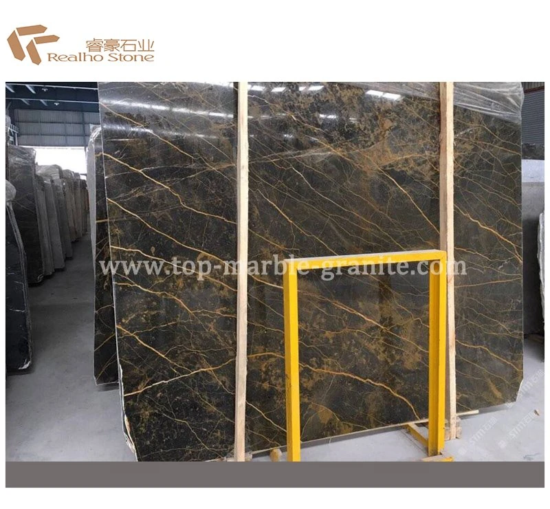 Sally Roland Black and Gold Marble