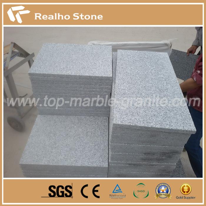 Mid Grey G603 Flamed Granite Tiles for Outdoor Paving