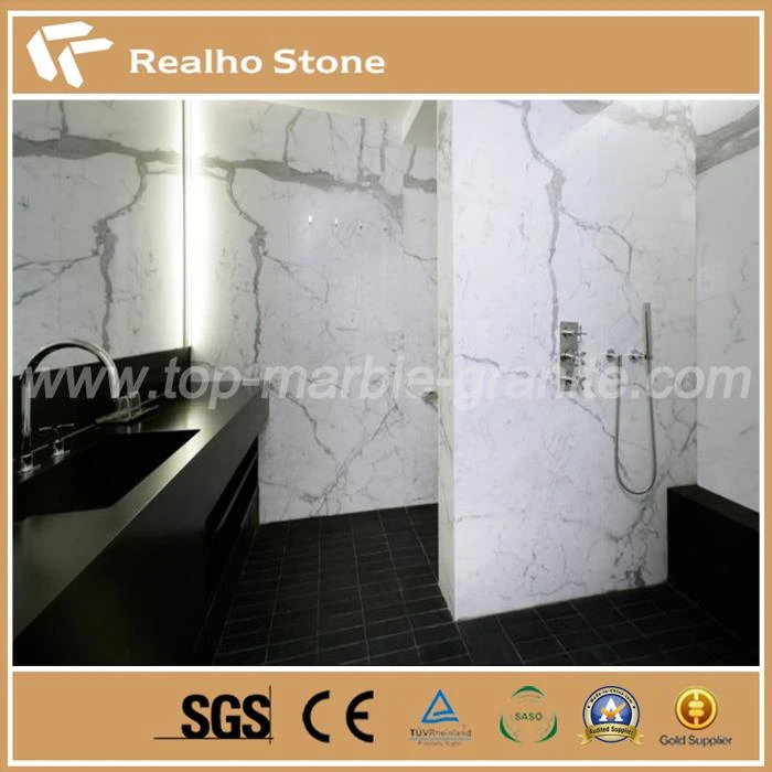 White Snow Fake White Statuario Marble