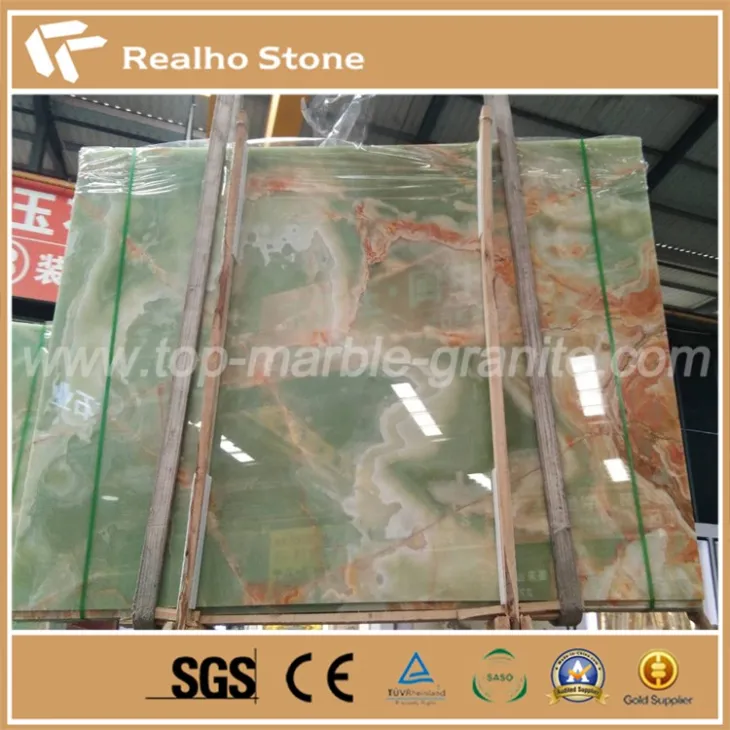 Transparent Green Onyx Slabs