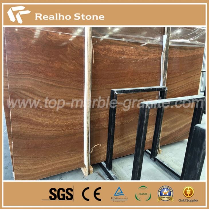 Wooden Grain Yellow Marble Slabs