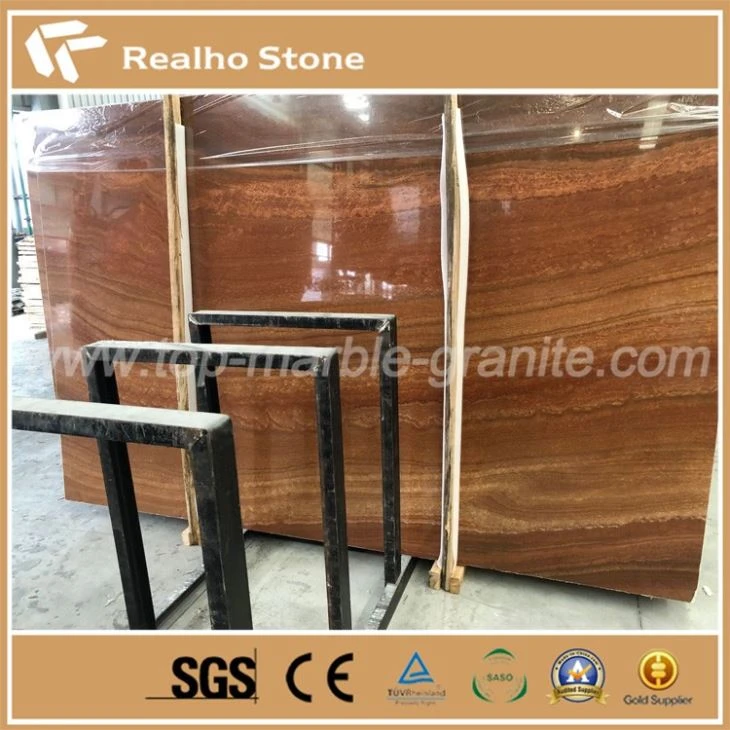 Wooden Grain Yellow Marble Slabs