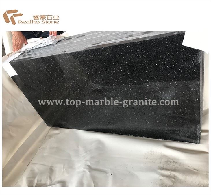Black galaxy tile