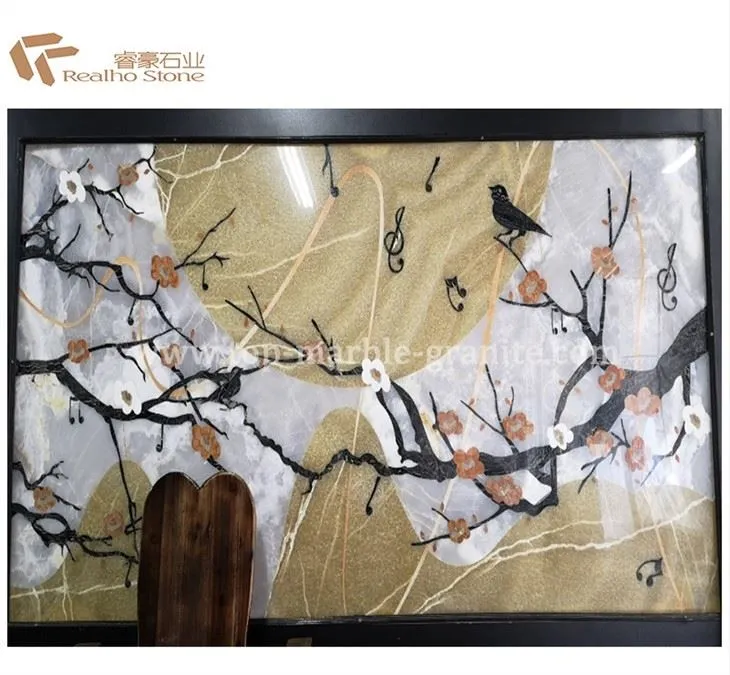 marble medallion for the landscape