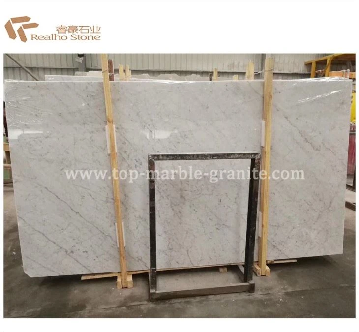 White Carrara Marble Countertop For Bathroom