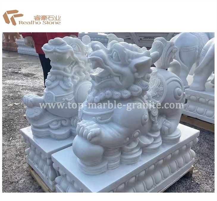 white stone mythical wild animal