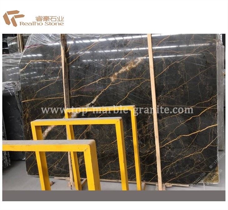 black natural stone